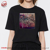 تیشرت زنانه هنری ایرانی با طرح صحنه رودرویی سیاووش ؛ سودابه و کیکاووس از برند چام 11011