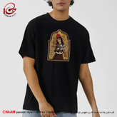 تیشرت مردانه هنری ایرانی با شعر مکن عمر ضایع به افسوس و حیف برند چام 11023