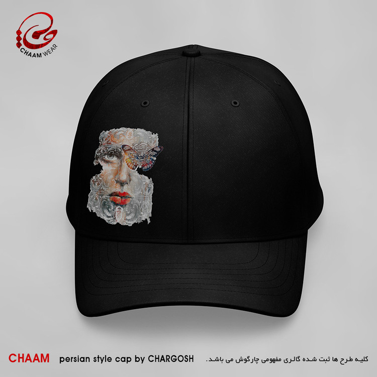 کلاه کپ با طرح هنری هر نفس آواز عشق می رسد