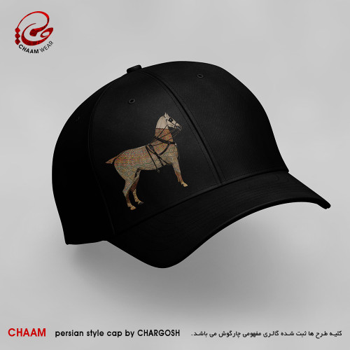 کلاه کپ هنری با طرح رندان سلامت میکنند جان را غلامت میکنند برند چام 55571