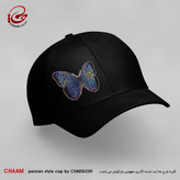 کلاه کپ هنری با طرح شمع تویی جان چو پروانه را برند چام از گالری چارگوش 8117