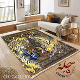 فرش درخت سرو با شعری از سعدی نوبتی برای صلح و دوستی از گالری چارگوش 255