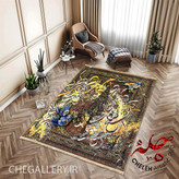 فرش درخت خاص با شعری از سعدی از گالری چارگوش 255