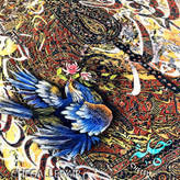 A special carpet with a poem by Saadi,