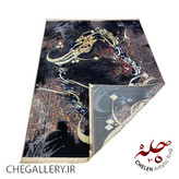 قالی چله ساروق با خطاطی شعر حافظ: ای جان حدیث ما بر دلدار بازگو، روایتی از عشق و پنهان کاری از گالری چارگوش 211 تا