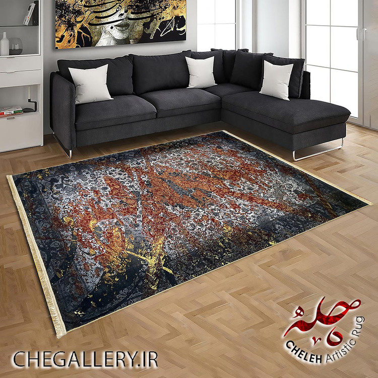 فرش تبریز چله با شعر حافظ: منم که شهره شهرم به عشق ورزیدن ، روایتی از عشق و عرفان در تار و پود هنر 322 کامل