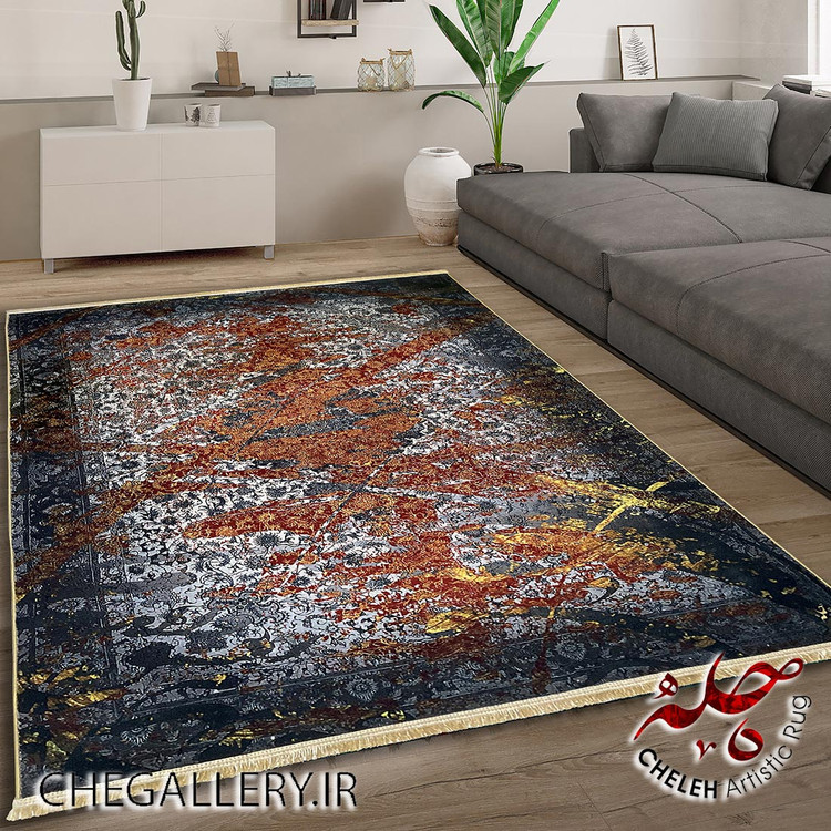 گوشه فرش فرش تبریز چله با شعر حافظ: منم که شهره شهرم به عشق ورزیدن ، روایتی از عشق و عرفان در تار و پود هنر 322 دکور